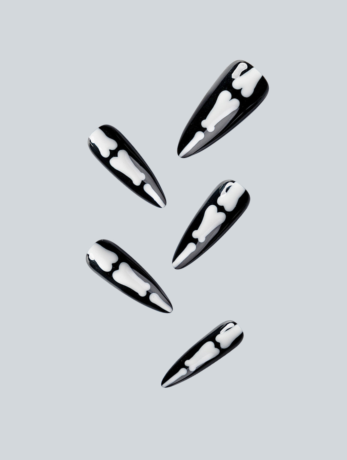 Skeleton Bone X-Ray Press-On Nails