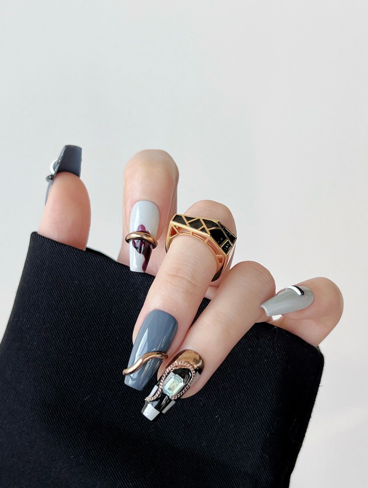 3D Animal Print Handmade Press-on