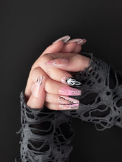 Pink Scream Queen Press-On Nails