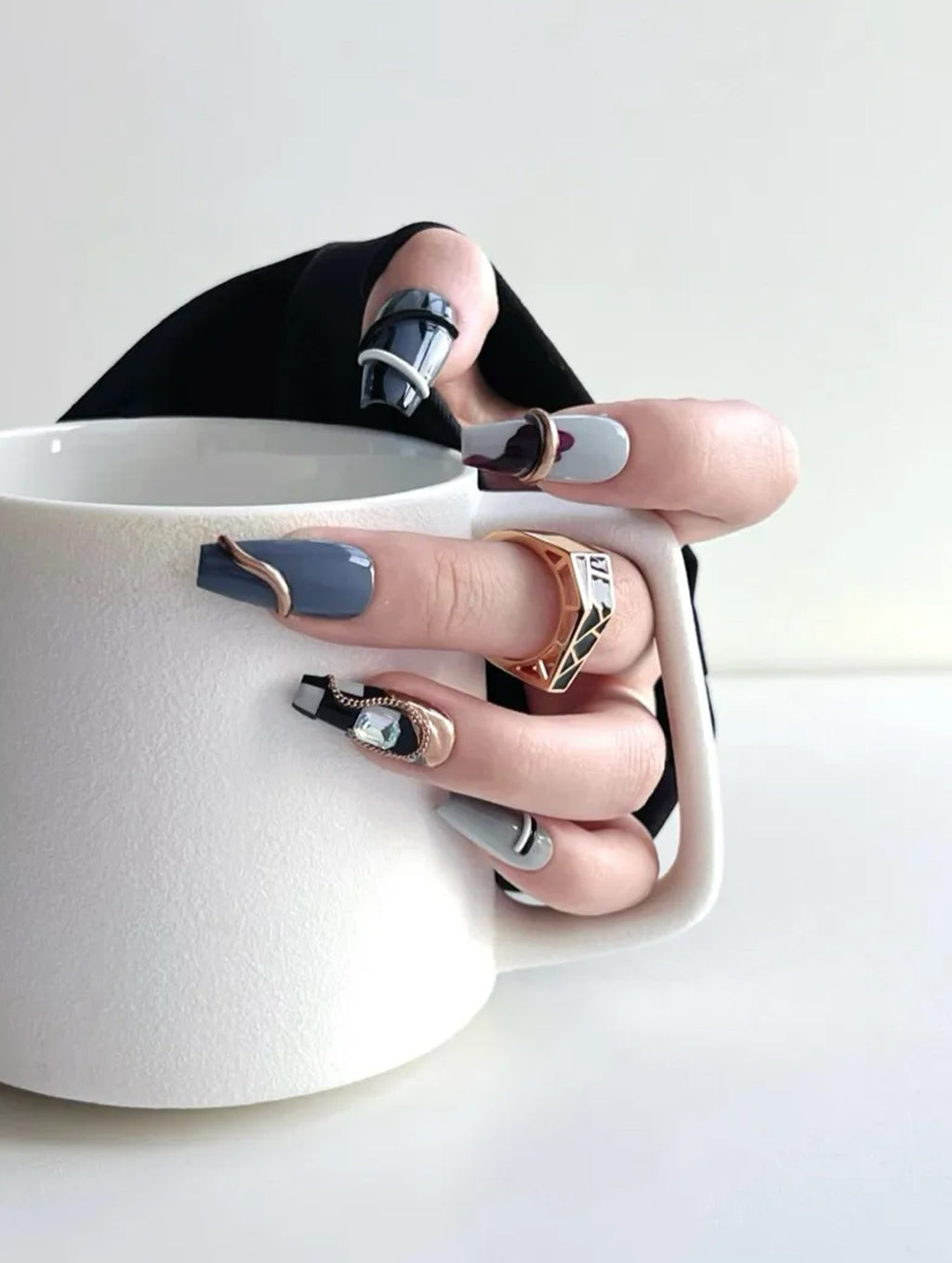 3D Animal Print Handmade Press-on