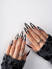 Skeleton Bone X-Ray Press-On Nails
