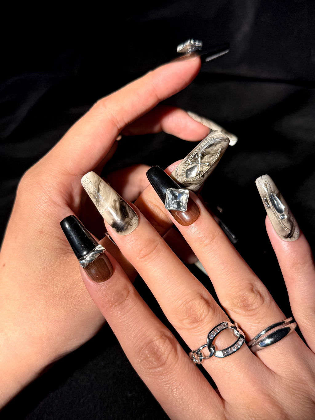 Coffee Marble with Diamond