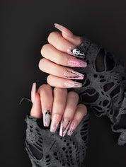 Pink Scream Queen Press-On Nails