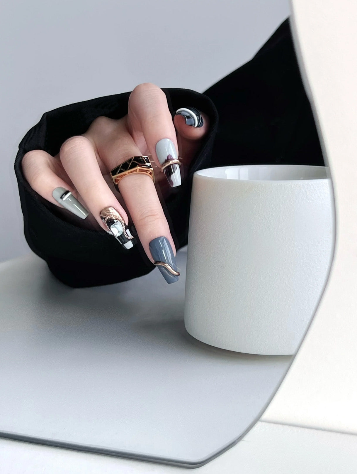 3D Animal Print Handmade Press-on