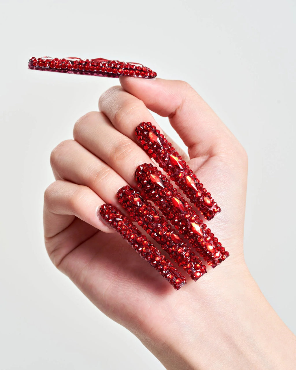 [Pre-order] Red Diamand Nail.. Long and Special