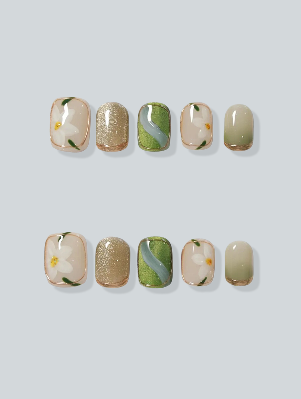 Daisy Dream with Chrome Effect