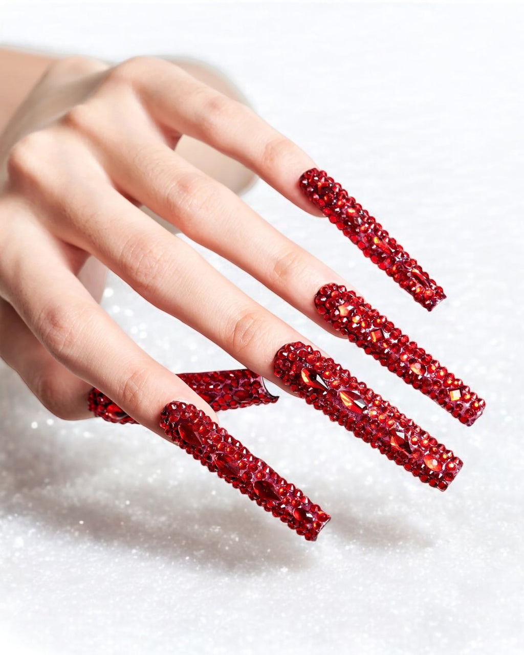[Pre-order] Red Diamand Nail.. Long and Special