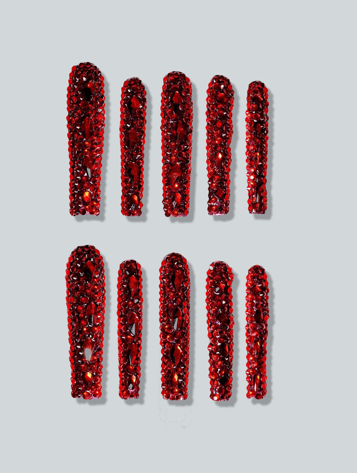 [Pre-order] Red Diamand Nail.. Long and Special